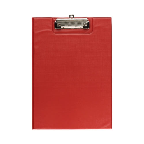 Teczka klip A4 czerwona PVC D'Rect