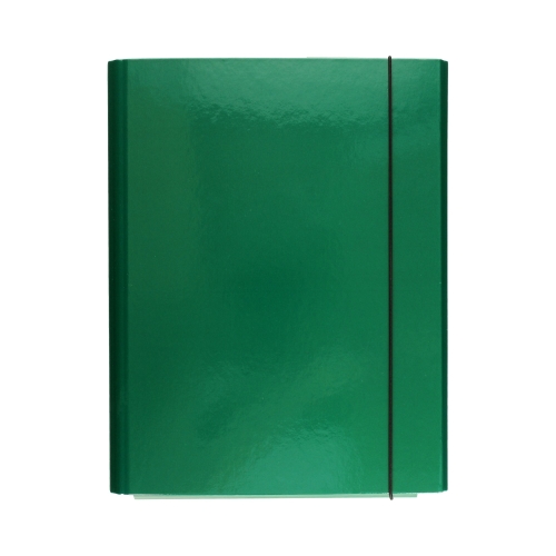 Teczka skrzydłowa gumka zielona 40mm VauPe 310/06