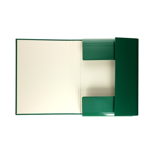 Teczka skrzydłowa gumka zielona 40mm VauPe 310/06