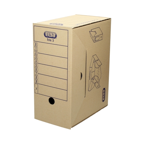 Pudło archiwizacyjne 265x155x340 brązowe Tric 3 Elba