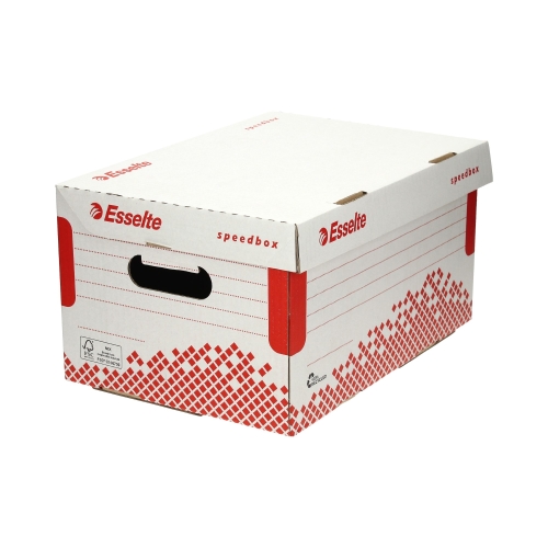 Pudło archiwizacyjne 355x193x252 bia/czer otw/góra Speedbox