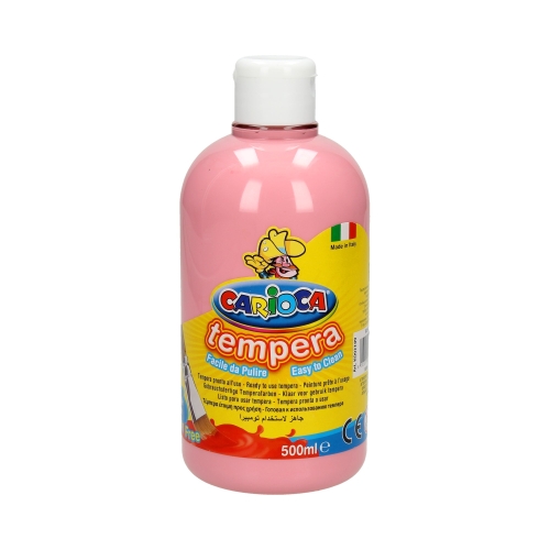 Farba tempera różowa 500ml Carioca