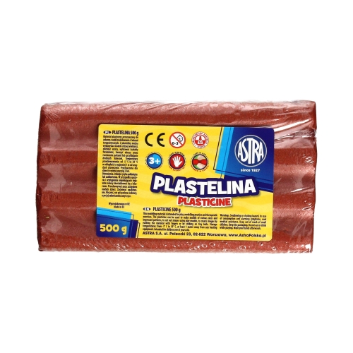 Plastelina 500g metaliczna miedziana Astra