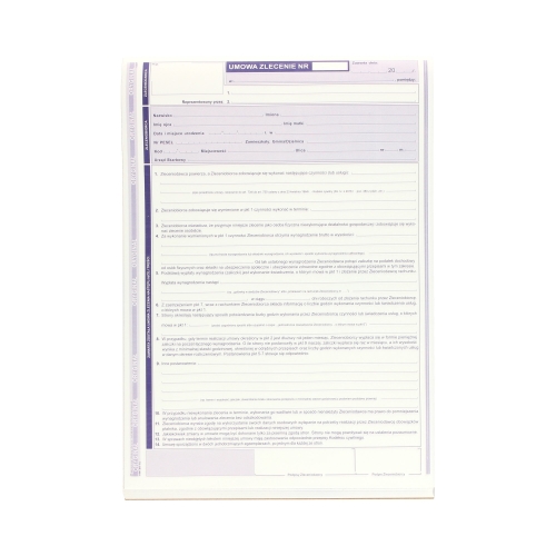 Umowa zlecenie A4 MP 511-1U