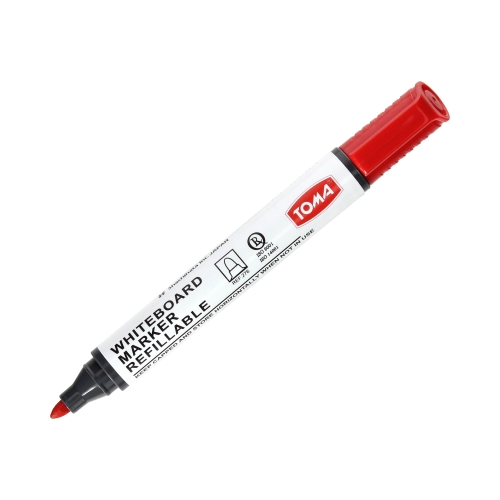 Marker do tablic 1.5mm czerwony okrągły Toma TO-27622