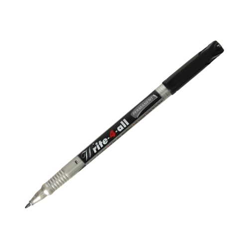 Marker permanentny 0.7mm czarny Stabilo Write-4-all