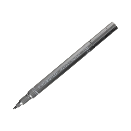 Marker metaliczny 1.0-2.0mm srebrny okrągły Staedtler S8323