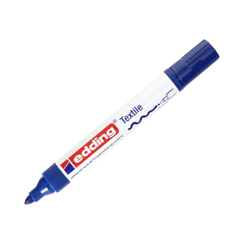 Marker do tkanin 2.0-3.0mm niebieski okrągły Edding 4500