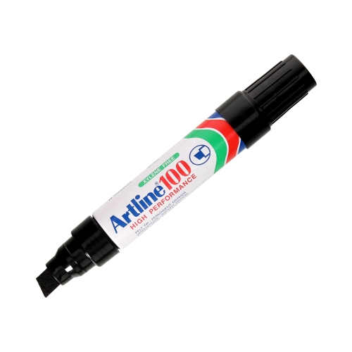 Marker permanentny 7.5-12mm czarny ścięty Toma AR-100