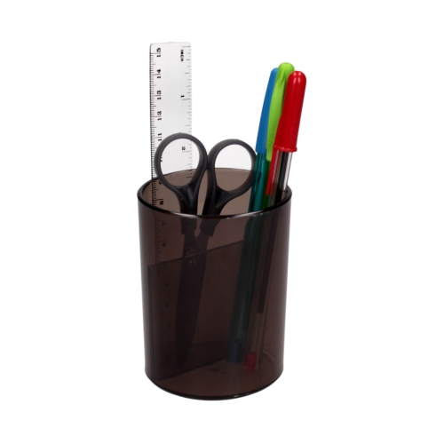 Pojemnik długopisy dymny plastik Has