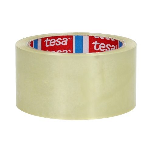 Taśma klejąca 50mmx66m przeźroczysta Basic Tesa
