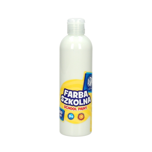 Farba szkolna biała 250ml Astra