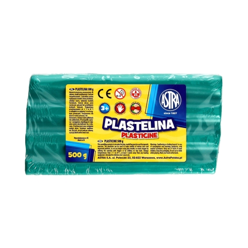 Plastelina 500g zielona Astra 303117009