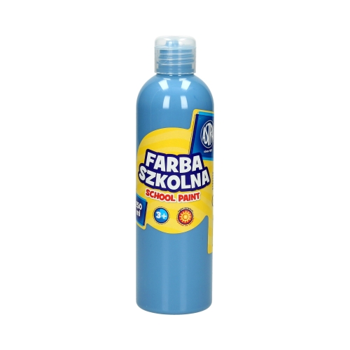 Farba szkolna niebieska 250ml Astra