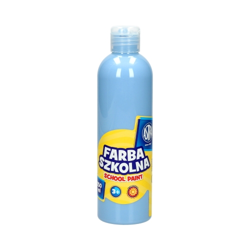 Farba szkolna błękitna 250ml Astra