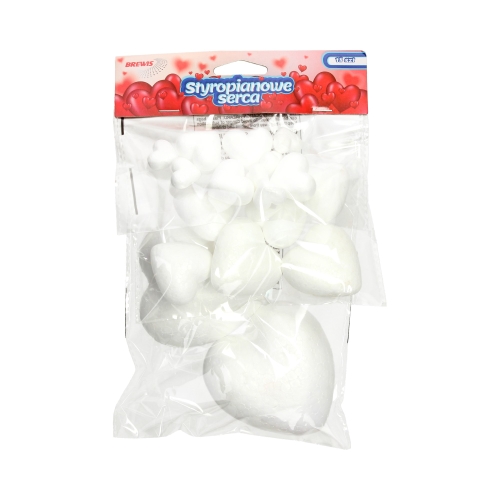 Serca styropian 2/8cm Brewis 18szt. w op.