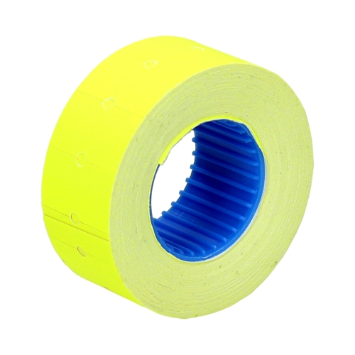 Taśma metkownica 22x12 1rzędowa prosta żółta Grand