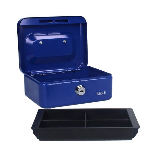 Kasetka metalowa niebieska XS 70x153x120 Eagle