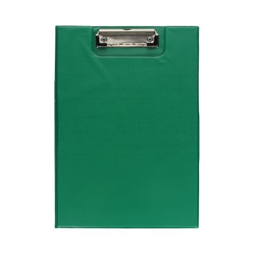 Teczka klip A4 zielona PVC D'Rect
