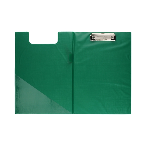 Teczka klip A4 zielona PVC D'Rect