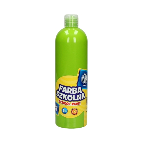 Farba szkolna limonkowa 500ml Astra