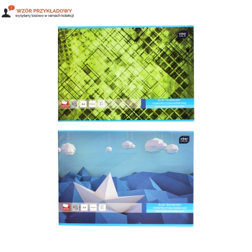 Blok techniczny A4/10 biały Interdruk