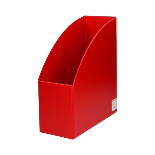 Pojemnik czasopisma 110mm czerwony PCV Biurfol