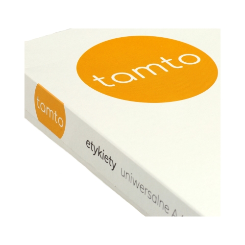 Etykiety uniwersalne 210x297/1 białe Tamto (100)