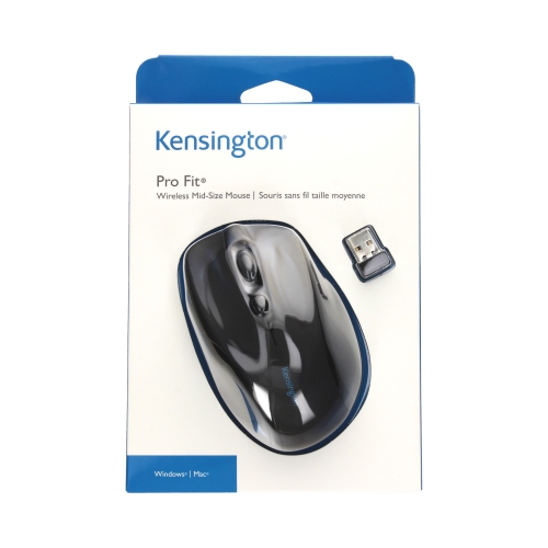 Mysz optyczna bezprzewodowa średnia czarna Kensington ProFit