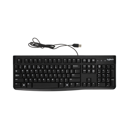 Klawiatura przewodowa USB czarna Logitech K120