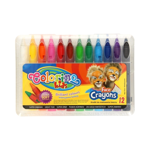 Kredki do malowania twarzy 12kol Colorino