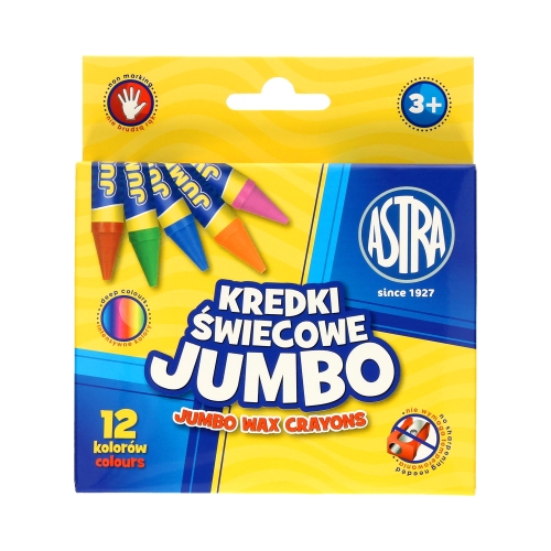 Kredki świecowe 12kol Astra 316118005