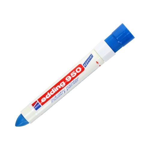 Marker przemysłowy 10.0mm niebieski okrągły Edding 950