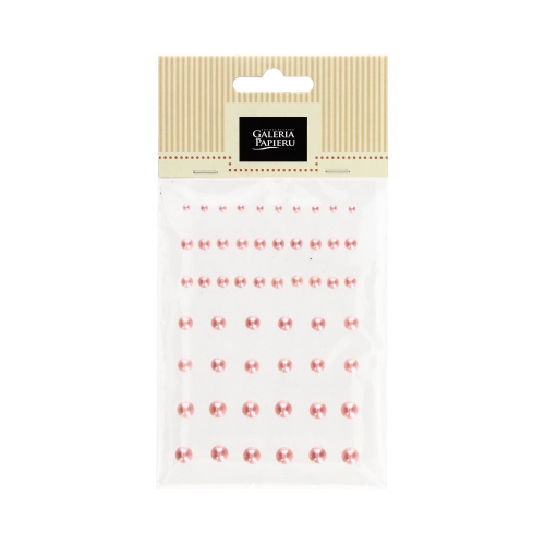 Perełki samoprzylepne 3/5/6/7mm różowe (54)