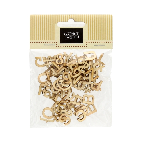 Ozdoby drewniane Litery 13mm (86)