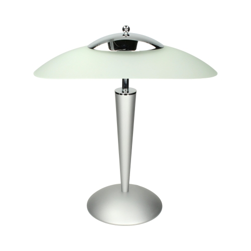 Lampa biurowa srebrna dotykowa Cristal Unilux