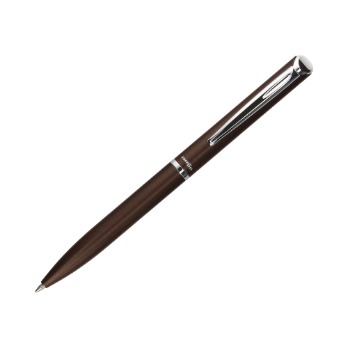 Pióro kulkowe automatyczne 0.7mm niebieskie obudowa brązowa Energel BL2007