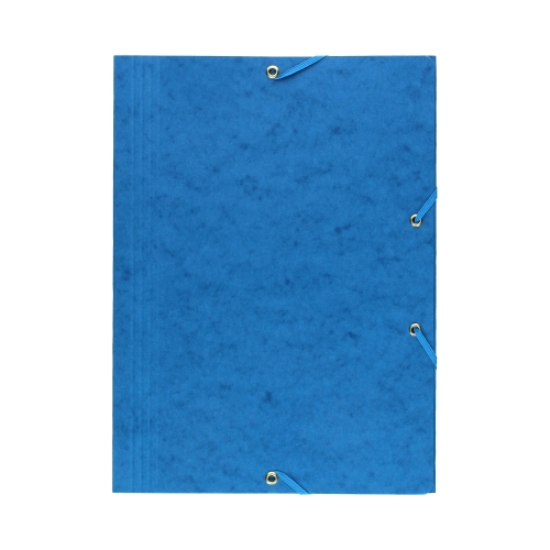 Teczka gumka A4 niebieska preszpan Interdruk