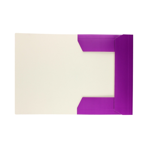 Teczka gumka A4+ fluo fioletowa Interdruk