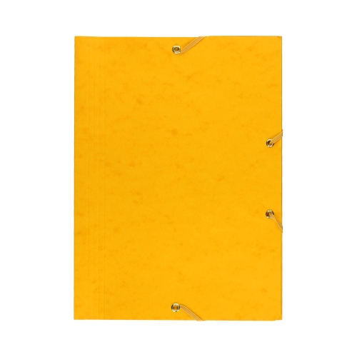 Teczka gumka A4 żółta preszpan Interdruk