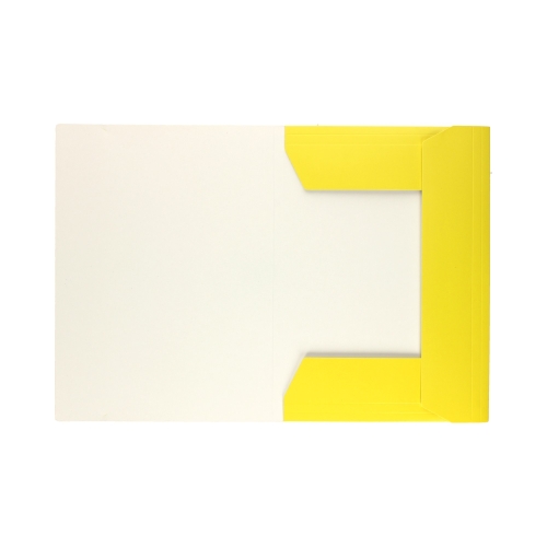Teczka gumka A4+ fluo żółta Interdruk
