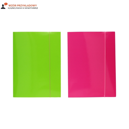 Teczka gumka A5+ fluo Interdruk