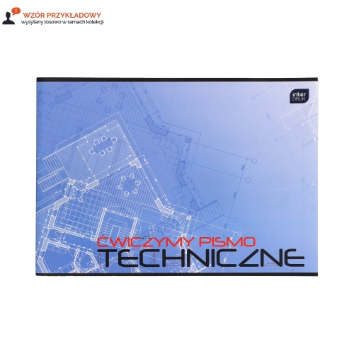 Blok ćwiczymy pismo techniczne A4 Interdruk