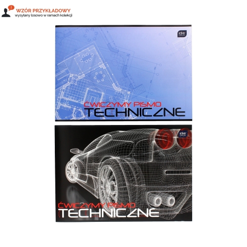 Blok ćwiczymy pismo techniczne A4 Interdruk