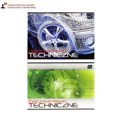 Blok ćwiczymy pismo techniczne A4 Interdruk