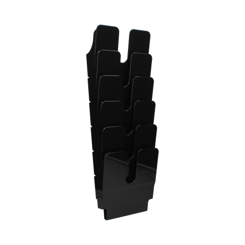Półka na ulotki A4/6 czarna Flexiplus Durable