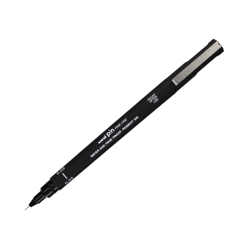 Cienkopis kreślarski 0.03 czarny Uni PIN200