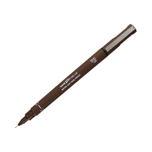 Cienkopis kreślarski 0.1 sepia Uni PIN200