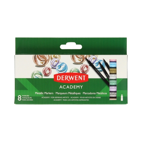 Marker metaliczny 8kol Derwent Academy 98212