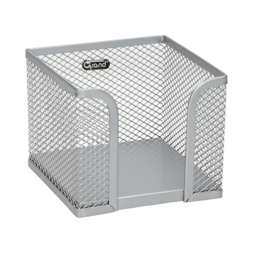 Pojemnik karteczki siatka srebrny b/w Grand